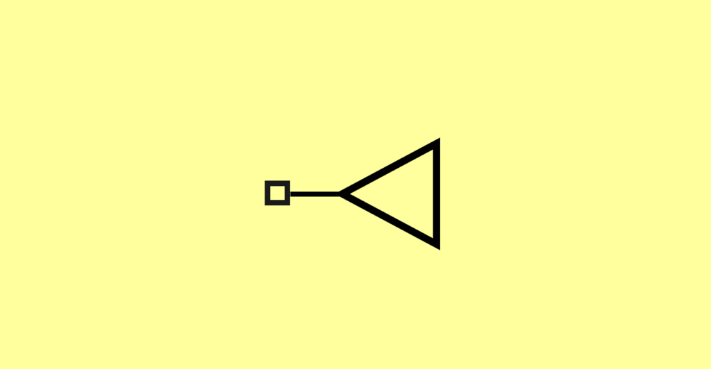Simbologia elétrica usada para representar a saída para telefone interno na parede no projeto elétrico