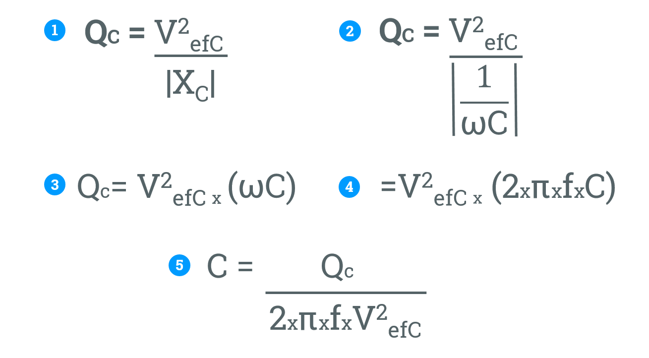 Dimensionando o capacitor ideal após a correção do fator de potência.
