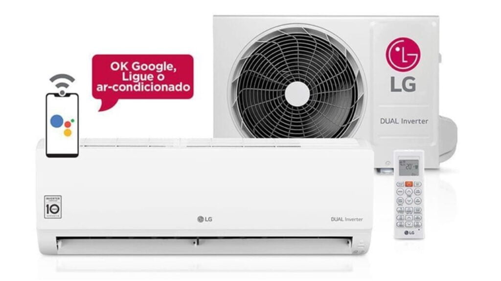 Como calcular disjuntor para ar condicionado da marca LG da linha LG DUAL Inverter VOICE Split Frio.