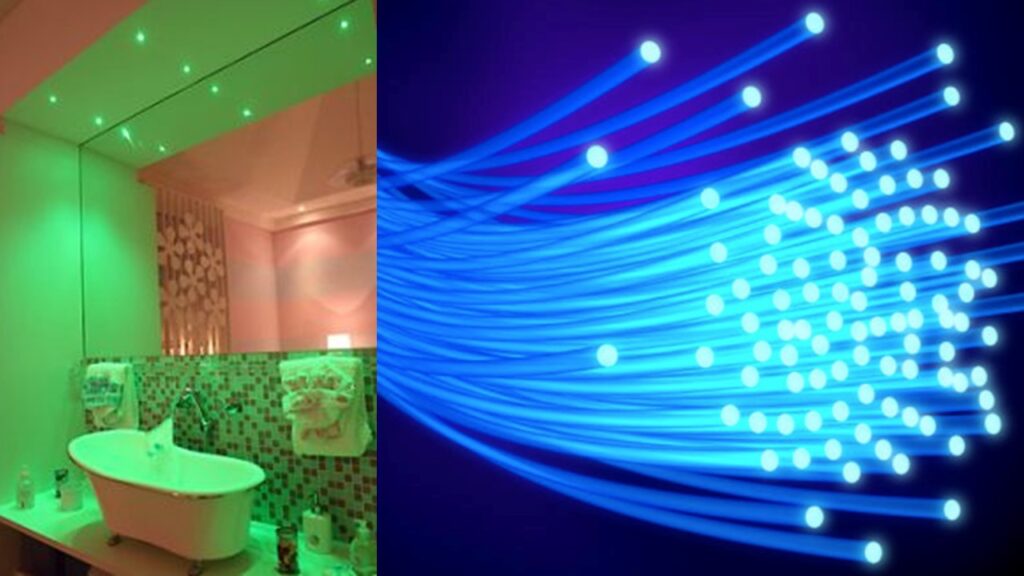 Tipos de lâmpadas de fibra ótica