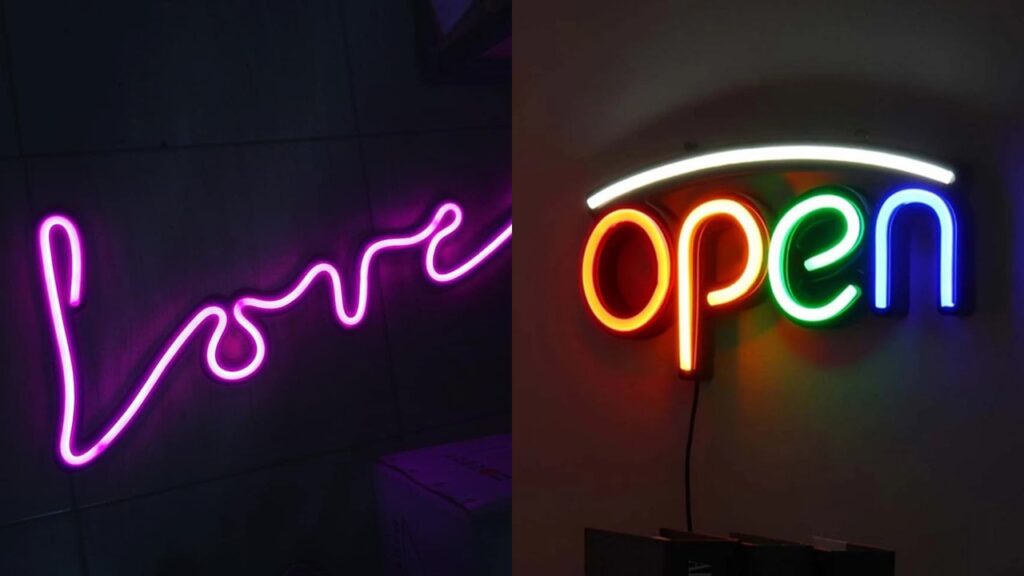 Tipos de lâmpadas de Neon