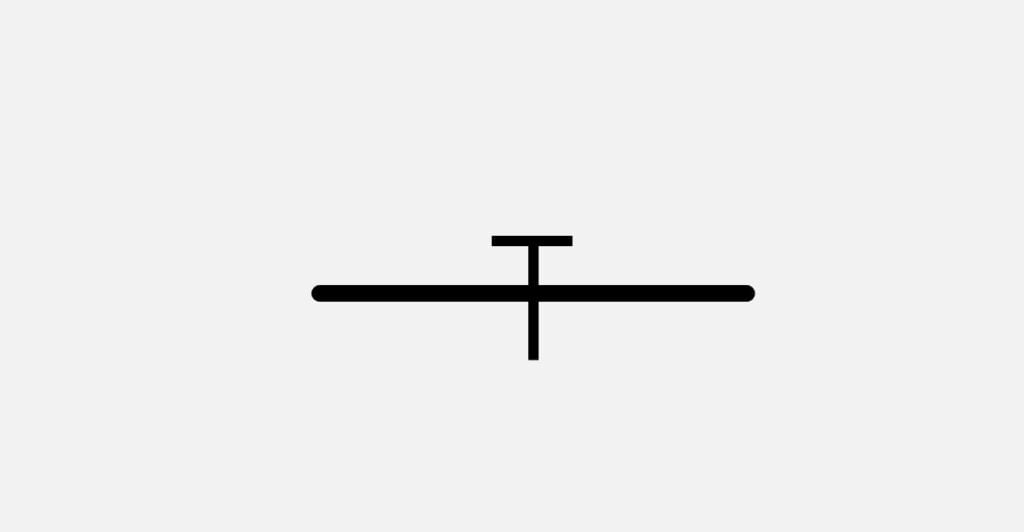 Tipo de simbologia de projeto elétrico para condutor terra