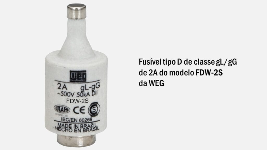 Tipos de fusíveis da WEG