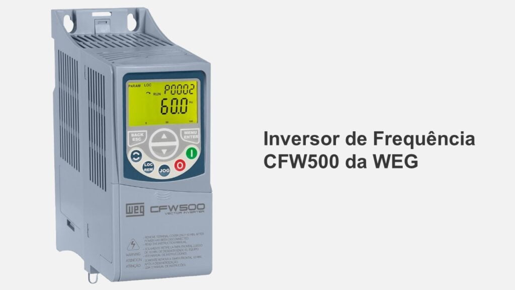 Inversor de frequência CFW500 da WEG